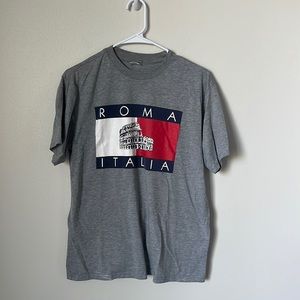 Tommy Hilfiger Style T-Shirt with Rome Italy artwork!